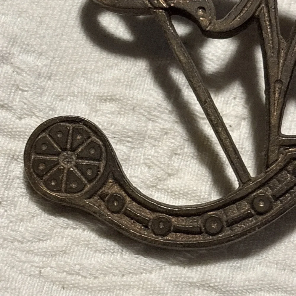 Old Coat Hook Bath Robe School House Farm Wardrobe Windsor Vintage Rustic Iron